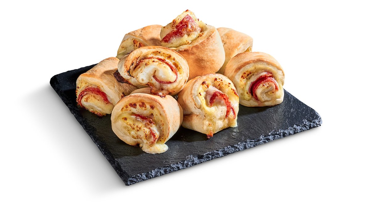 Pizzabrötchen Salami und Käse Hauptbild